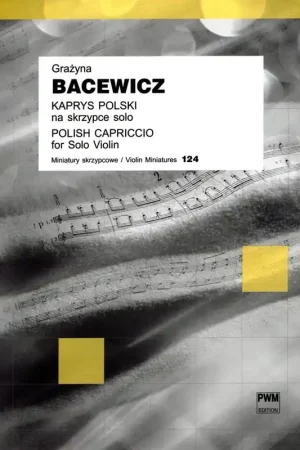 Super prix - Bacewicz G. Polish Caprice Clarinette