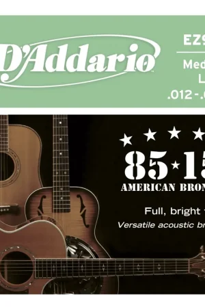 Satisfait ou remboursé | Jeu de Cordes Acoustique D'addario EZ920 Bronze 12/54