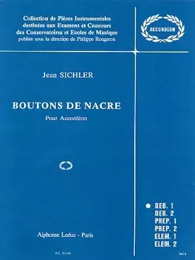 Achetez dès maintenant | Sichler J. Boutons de Nacre Accordeon