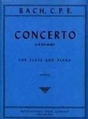 Bach C.p.e. Concerto B Dur Flute - Déstockage