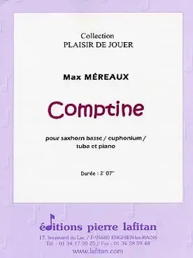 Achat sécurisé | Mereaux M. Comptine Tuba OU Euphonium OU Saxhorn