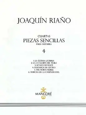 Haute qualité | Riano J. Cuartas Piezas Sencillas Vol 3 Guitare