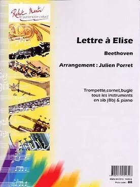 Ajoutez au panier | Beethoven L.v. Lettre A Elise Trompette
