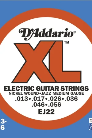 Jeu de Cordes D'addario Regular Jazz Medium EJ22 - Prix avantageux