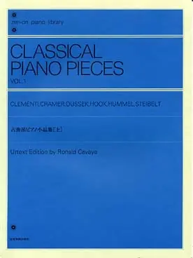Expédition immédiate - Classical Piano Pieces Vol 1