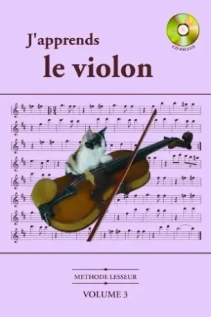 Lesseur J'apprends le Violon Vol 3 | Super prix