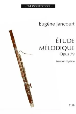 Jancourt E. Etude Melodique OP 79 Basson - Prix spécial