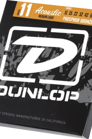 Jeu de Cordes Acoustique Dunlop Strings DAP1152 Phosphor Bronze 11/52 - Excellente qualité