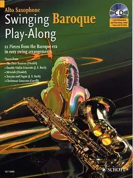 Achat sécurisé - Swinging Baroque PLAY-ALONG Saxo Alto