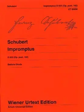 Schubert F. Impromptus OP 142 Piano-1 | Bientôt épuisé