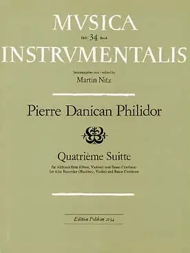 DANICAN-PHILIDOR P. 4ME Suite Flute A Bec - Produit phare