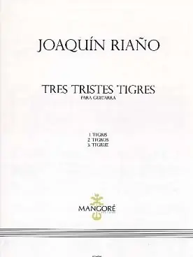 Riano J. Tres Tristes Tigres Guitares | Offre spéciale