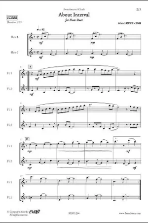 Lopez A. About Interval Flutes - Recommandé