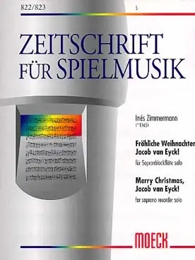 Réduction spéciale - Zimmermann I. Merry Christmas Flute A Bec
