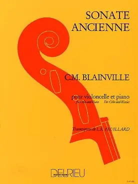 Blainville C.m. Sonate Ancienne Violoncelle | Vente flash