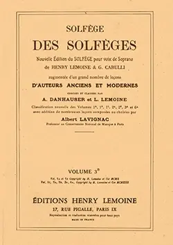 Achetez dès aujourd'hui - Solfege Des Solfeges Vol 3B