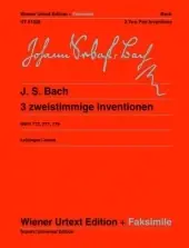 Bach J.s. 3 Inventions A 2 Voix Piano | Déstockage