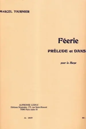 Tournier M. Feerie: Prelude et Danse Harpe - Offre limitée
