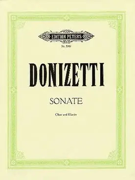 Très populaire | Donizetti G. Sonate Hautbois