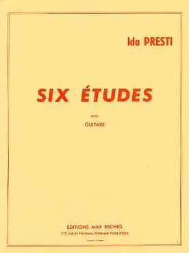 Achetez dès aujourd'hui - Presti I. Etudes Guitare