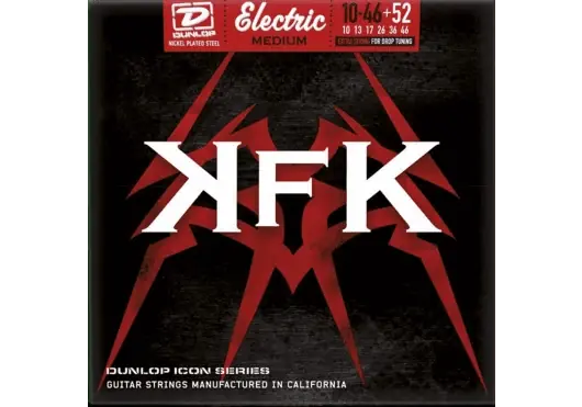 Jeu de Cordes Electrique Dunlop Strings KKN1052 Signature Kerry King 10/52 | Retour gratuit