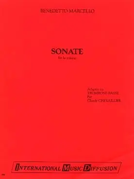 Benedetto M. Sonate en la Mineur Trombone Basse - Livraison rapide
