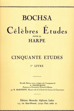 Bochsa R.n. 50 Etudes Vol 1 Harpe | Super offre
