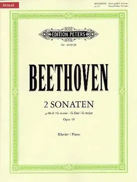 Ajoutez au panier | Beethoven L.v. Sonate N°19 et 20 OP 49 Piano-1