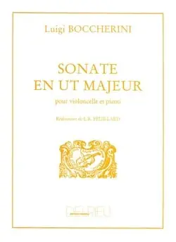 Boccherini L. Sonate UT Majeur Violoncelle | Qualité premium
