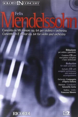 Achetez dès aujourd'hui - Mendelssohn F. Concerto MI Mineur OP 64 Violon