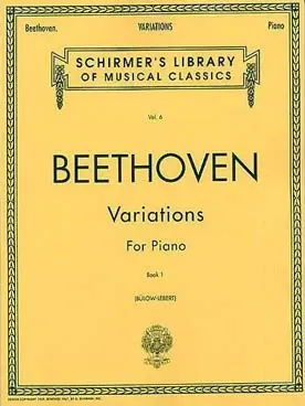 Beethoven L. Variations Vol 1 Piano | Nouvel arrivage