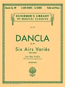 Dancla C. 6 Airs Varies OP 89 Violon | Stock limité