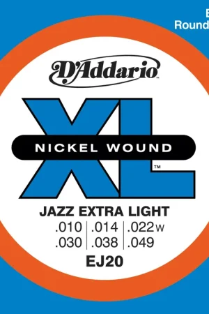 Offre à durée limitée - Jeu de Cordes D'addario Regular Jazz Extra Light EJ20