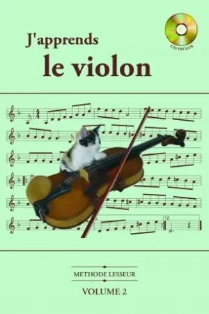 Lesseur J'apprends le Violon Vol 2 | Commandez dès maintenant