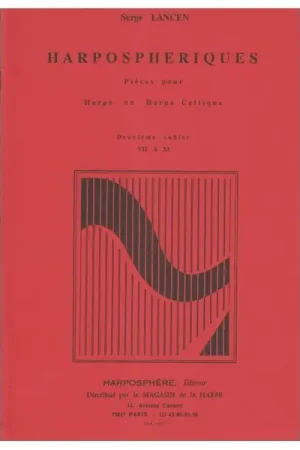 Lancen S. Harpospheriques 2ME Cahier Harpe - Produit phare