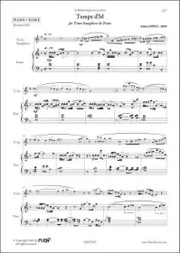 Tout nouveau | Lopez A. Temps D'm Saxo Alto