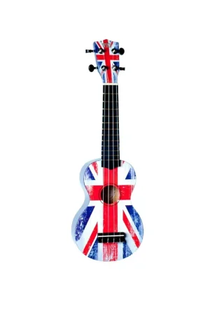 Qualité premium | Ukulele Wiki Soprano Flag Angleterre
