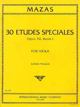 Achetez maintenant - Mazas Etudes Speciales OP 36 Vol 1 Alto