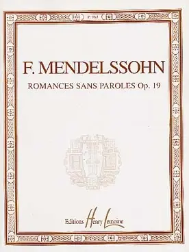 Achetez en ligne - Mendelssohn F. Romances Sans Paroles Piano-3
