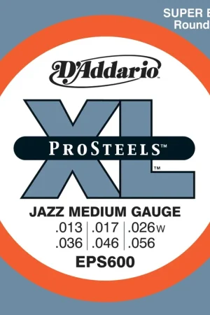 Bon plan | Jeu de Cordes D'addario EPS600 13/56 Prosteel File Rond