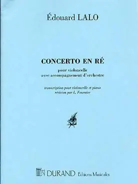 Achetez dès aujourd'hui | Lalo E. Concerto RE Mineur Violoncelle-2
