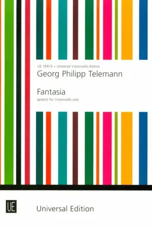 Telemann G.p. Fantaisie Violoncelle | Stock presque épuisé