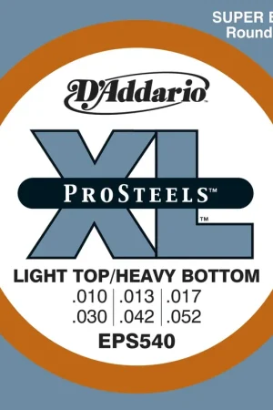 Jeu de Cordes D'addario EPS540 10/52 Prosteel File Rond | Offre à durée limitée