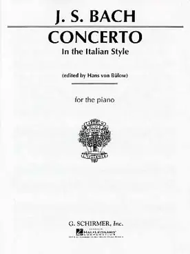 Bach J.s. Concerto Italien Bwv 971 Piano-3 - Remise