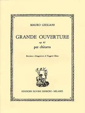 Giuliani M. Grande Ouverture OP 61 Guitare - Prix usine