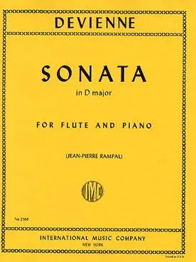 Commandez dès aujourd'hui | Devienne F. Sonate OP 68 N°1 RE Majeur Flute