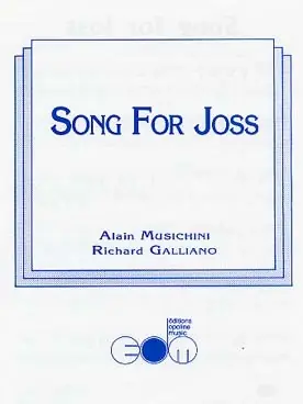 Galliano R./musichini A. Song For Joss Accordeon - Livraison express