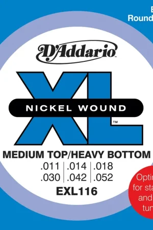 Prix usine - Jeu de Cordes D'addario Regular Med Top EXL116