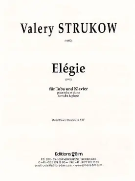 Strukow V. Elegie Tuba OU Euphonium OU Saxhorn | Nouveau en boutique