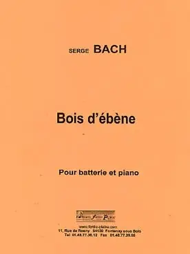 Bach S. Bois D'ebene Batterie - Offre à durée limitée